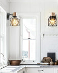 Lampe de chevet Murale Industrielle Cage - Lampe Chevet Design