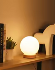 Lampe de chevet en bois tactile - Lampe Chevet Design