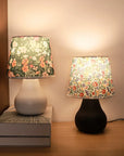 Lampe de Chevet Bohème Fleurie – Abat-Jour Tissu Floral