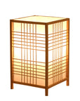 Lampe de Chevet Japonaise en Bois - Lampe Chevet Design