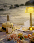 Lampe de chevet cristal tactile LED rechargeable