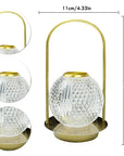 lampe de chevet sans fil en cristal - Lampe Chevet Design