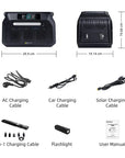IEETek P800 – tragbare Powerstation 800W, reiner Sinus, LiFePO4 Akku 512Wh