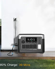 OUKITEL P1000 PLUS Tragbare Powerstation 1800W Solargenerator 1024Wh LiFePO4-Akku Notstromversorgung für Zuhause, Camping und unterwegs