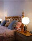 lampe de chevet Nordique en boule de verre - Lampe Chevet Design