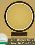 Lampe de Chevet Circulaire - Lampe Chevet Design