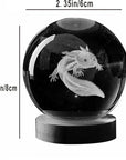 Lampe de chevet Sphère Axolotl - Lampe Chevet Design