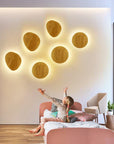 Lampe de chevet Murale Bois Circulaire - Lampe Chevet Design