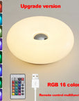 Bauhaus table lamp USB plug bedroom bedside lamp living room dining room decoration donut ambient light - Lampe Chevet Design