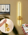 Battery Operated Wall Sconce Wireless LED Light 5v with Remote Control USB Rechargeable Wall Lights for Bedroom Living Room