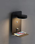 Lampe de Chevet Tactile Murale avec Chargeur de Téléphone - Lampe Chevet Design