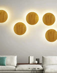 Lampe de chevet Murale Bois Circulaire - Lampe Chevet Design