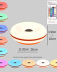Bauhaus table lamp USB plug bedroom bedside lamp living room dining room decoration donut ambient light - Lampe Chevet Design