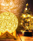 Lampe de chevet en rotin - Lampe Chevet Design