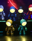Mini Night Light LED Cartoon Cute Hero Police Desk Lamp Desktop Ornament Bedside Bedroom Table Lights Children Boy Holiday Gifts - Lampe Chevet Design
