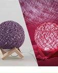 Lampe de chevet en rotin - Lampe Chevet Design