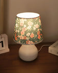 Minimalist fabric warm light desk lamp, USB switch bedroom bedside lamp, living room and study decoration - Lampe Chevet Design