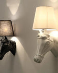 lampe de chevet murale en résin design chevaux - Lampe Chevet Design