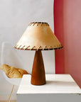 Lampe de chevet Rétro en Bois Massif - Lampe Chevet Design
