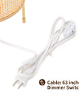 lampe de chevet design rotin bambou tressé Lampes de Chevets