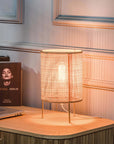 lampe de chevet design rotin bambou tressé Lampes de Chevets