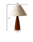 Lampe de chevet Rétro en Bois Massif - Lampe Chevet Design