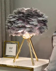 Lampe de chevet plume décorative - Lampe Chevet Design