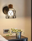 Lampe de chevet Murale Industrielle Cage - Lampe Chevet Design