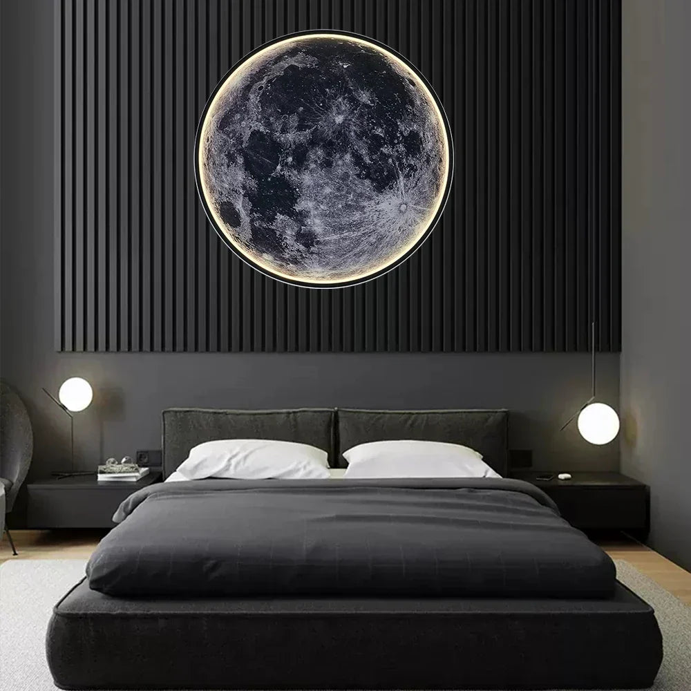 Lampe de Chevet Murale Lune LED - Lampe Chevet Design