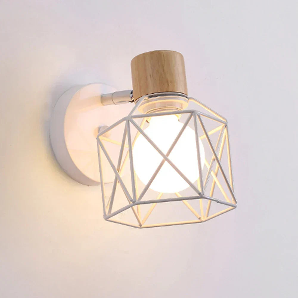 Lampe de chevet Murale Industrielle Cage - Lampe Chevet Design