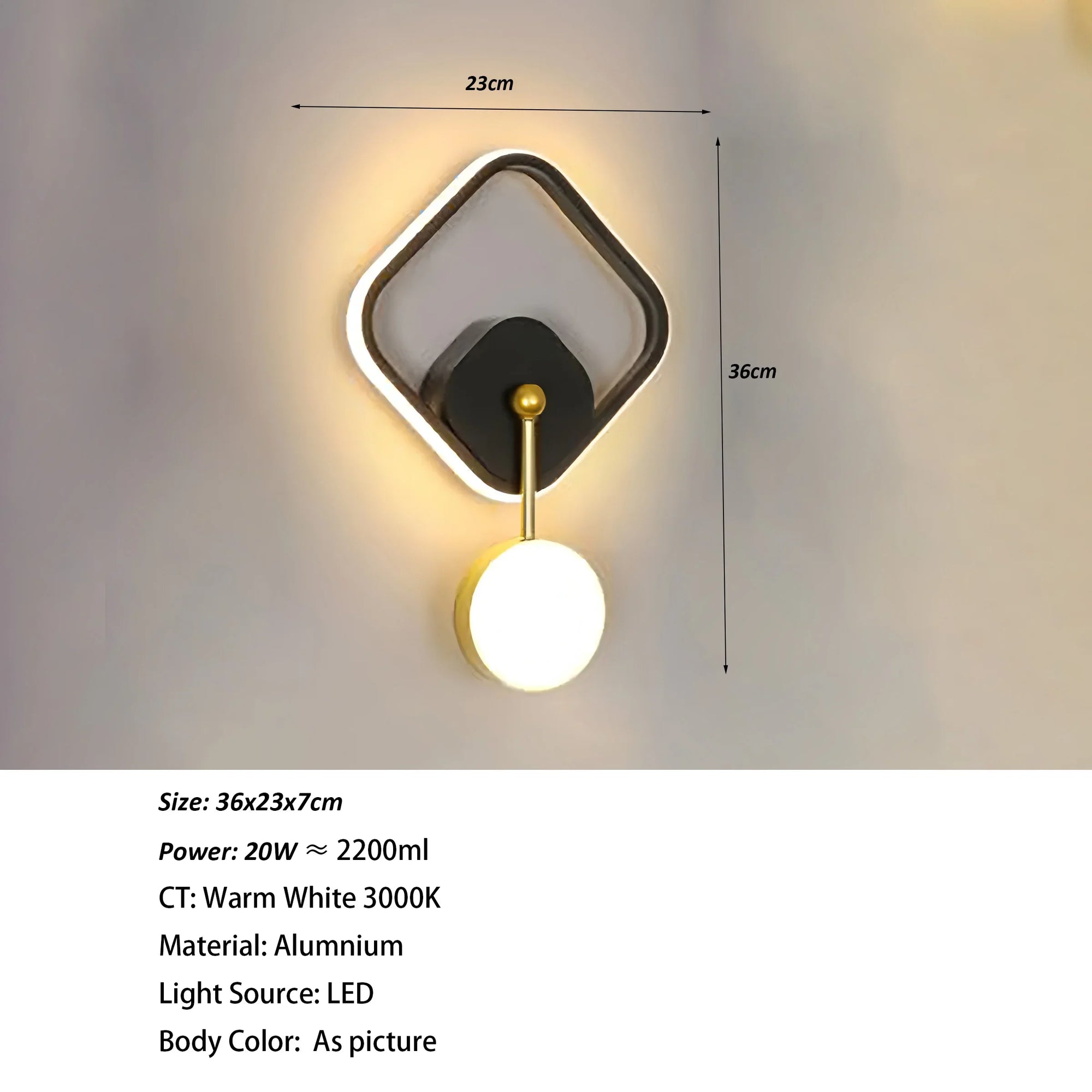 Applique Murale LED Design