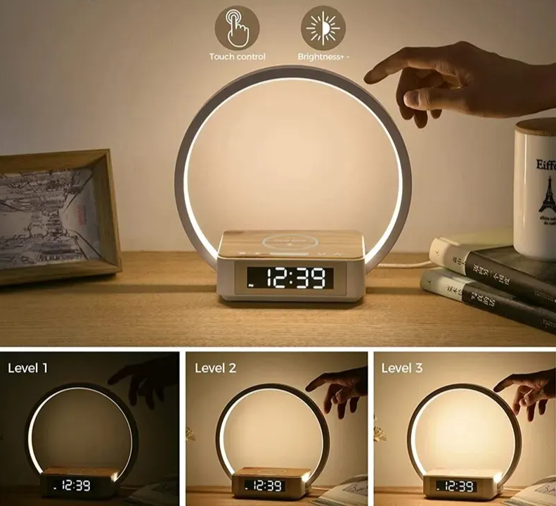 Lampe de chevet et reveil sans Fil - Lampe Chevet Design