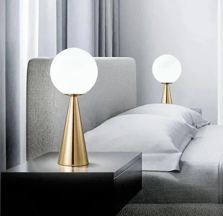 Lampe de Chevet Dorée Moderne - Lampe Chevet Design