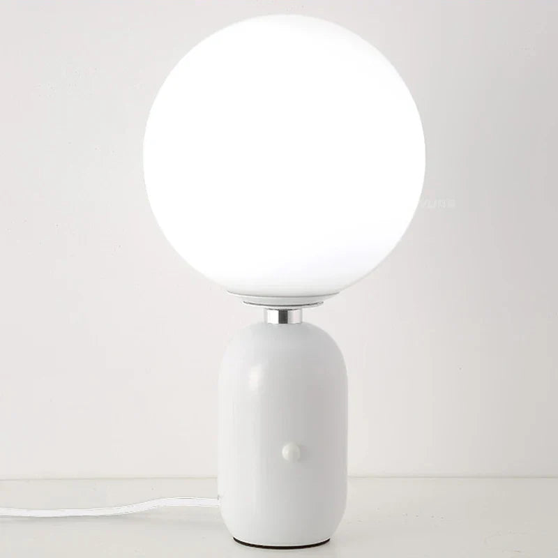 lampe de chevet Nordique en boule de verre - Lampe Chevet Design