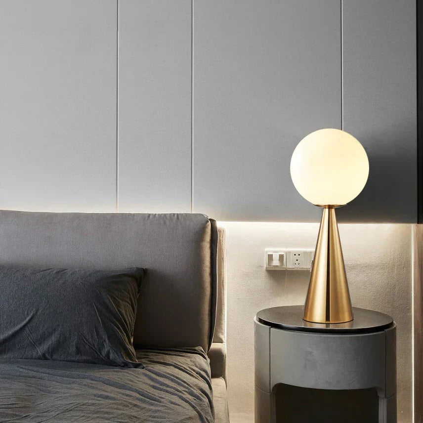 Lampe de Chevet Dorée Moderne - Lampe Chevet Design