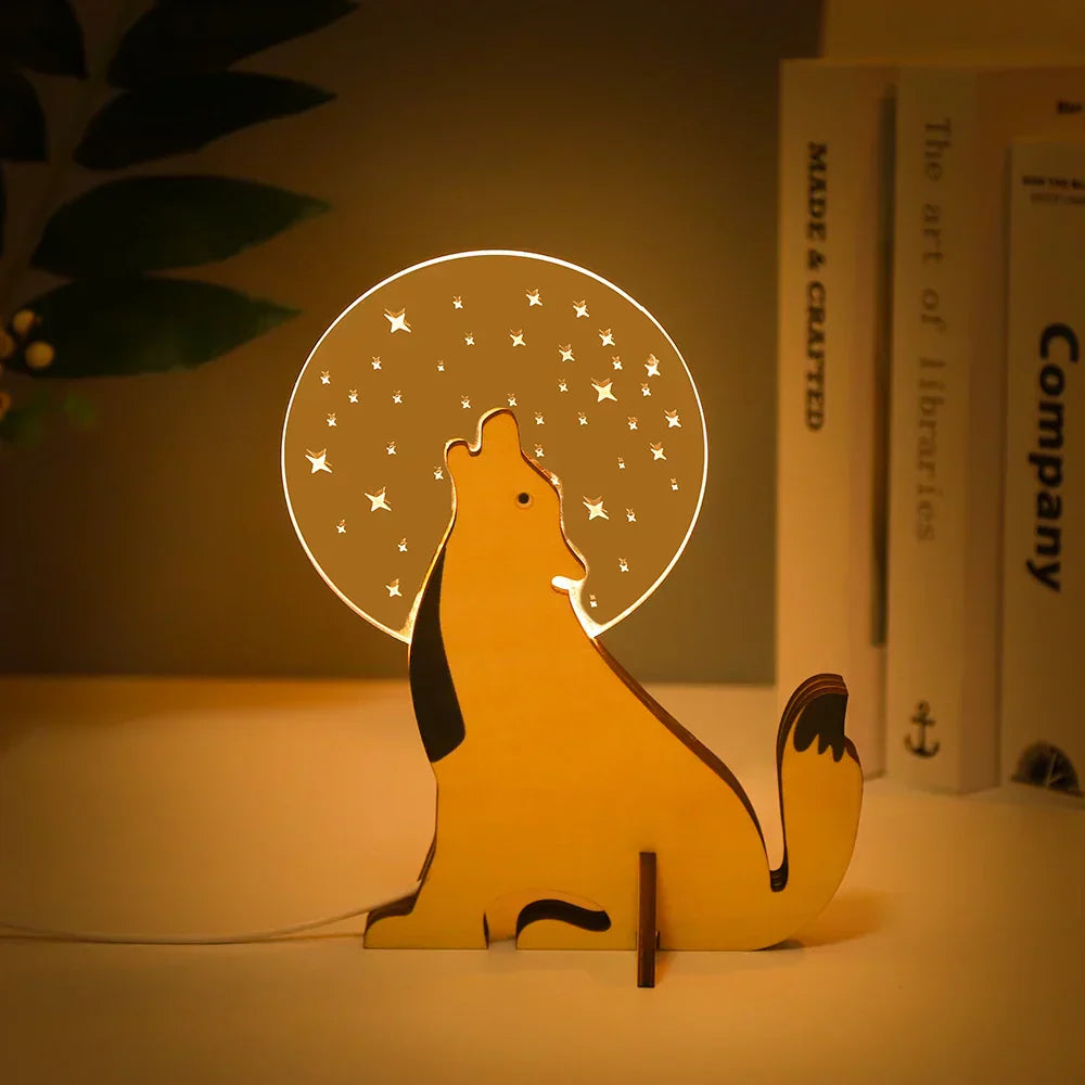 Lampe de chevet Enfant animaux - Lampe Chevet Design
