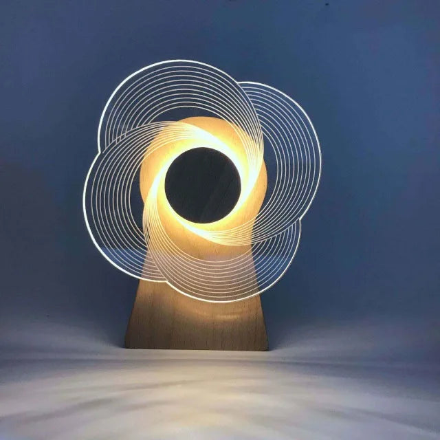 Lampe de chevet moulin 3D - Lampe Chevet Design