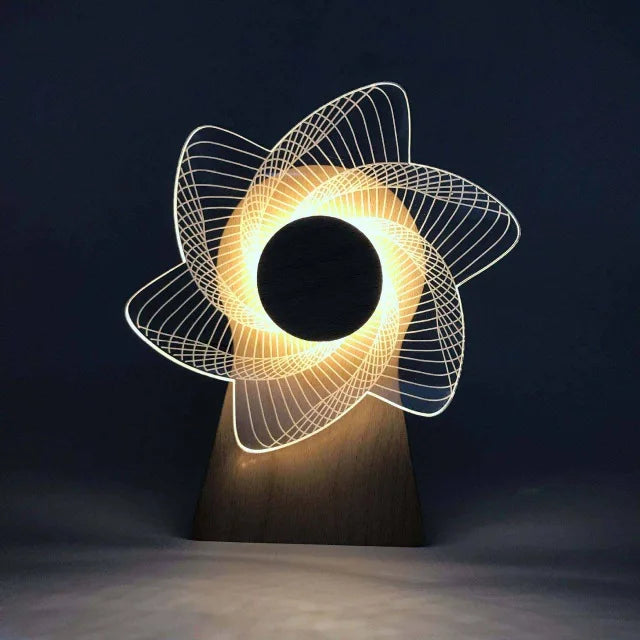 Lampe de chevet moulin 3D - Lampe Chevet Design