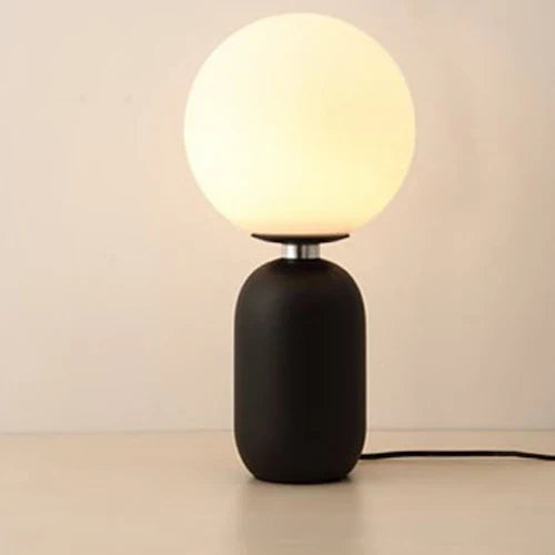 lampe de chevet Nordique en boule de verre - Lampe Chevet Design