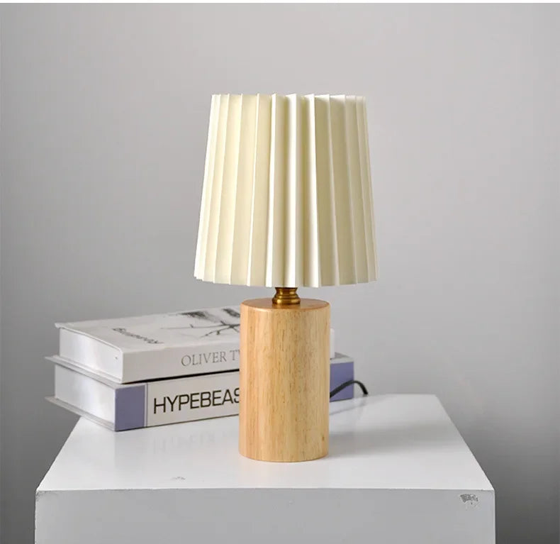 Lampe de Chevet Bois Moderne et Élégante - Lampe Chevet Design