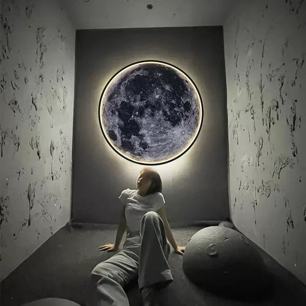 Lampe de Chevet Murale Lune LED - Lampe Chevet Design