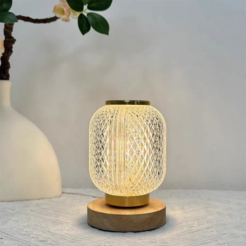 Lampe de chevet Luxe en cristal fil &amp; Batterie - Lampe Chevet Design