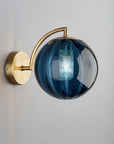 Lampe de chevet Murale Design Boule en verre Fumé - Lampe Chevet Design