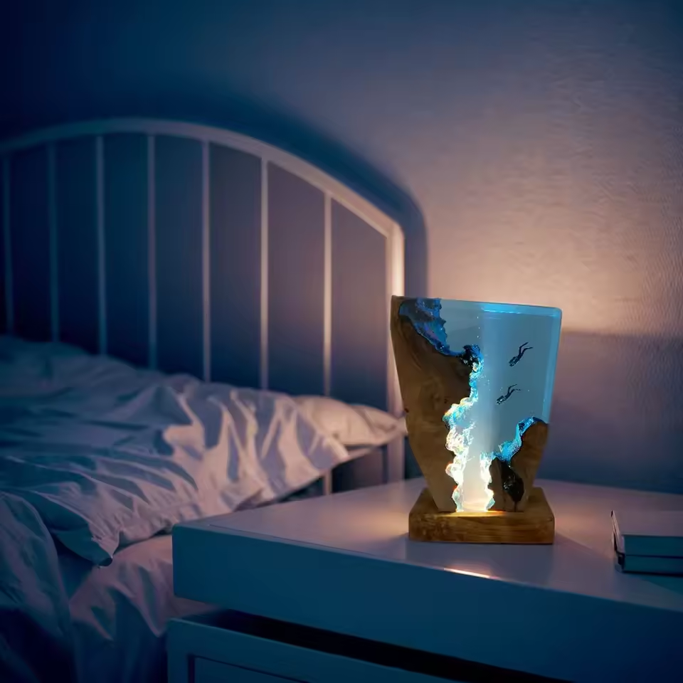 Lampe de chevet en Résine