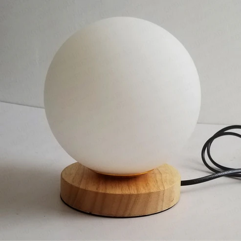 Lampe de chevet en bois tactile - Lampe Chevet Design