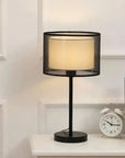 Lampe de chevet en tissu à Double couche - Lampe Chevet Design