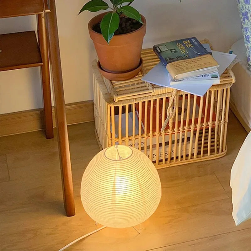 Lampe de chevet Lanterne Papier Japonaise - Lampe Chevet Design