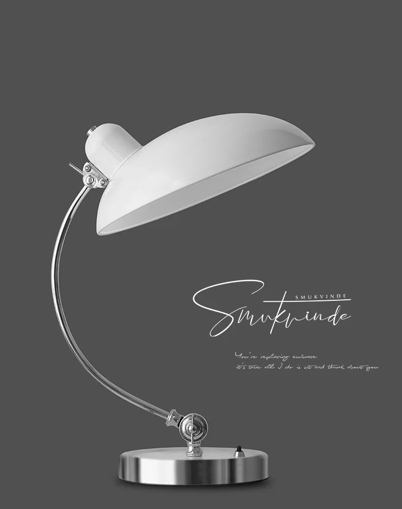 Nordic Bauhaus Adjustable Table Lamp Bedroom Study Lamps Light Luxury Desktop Eye Protection Learning Light Simple Bedside Lamp - Lampe Chevet Design