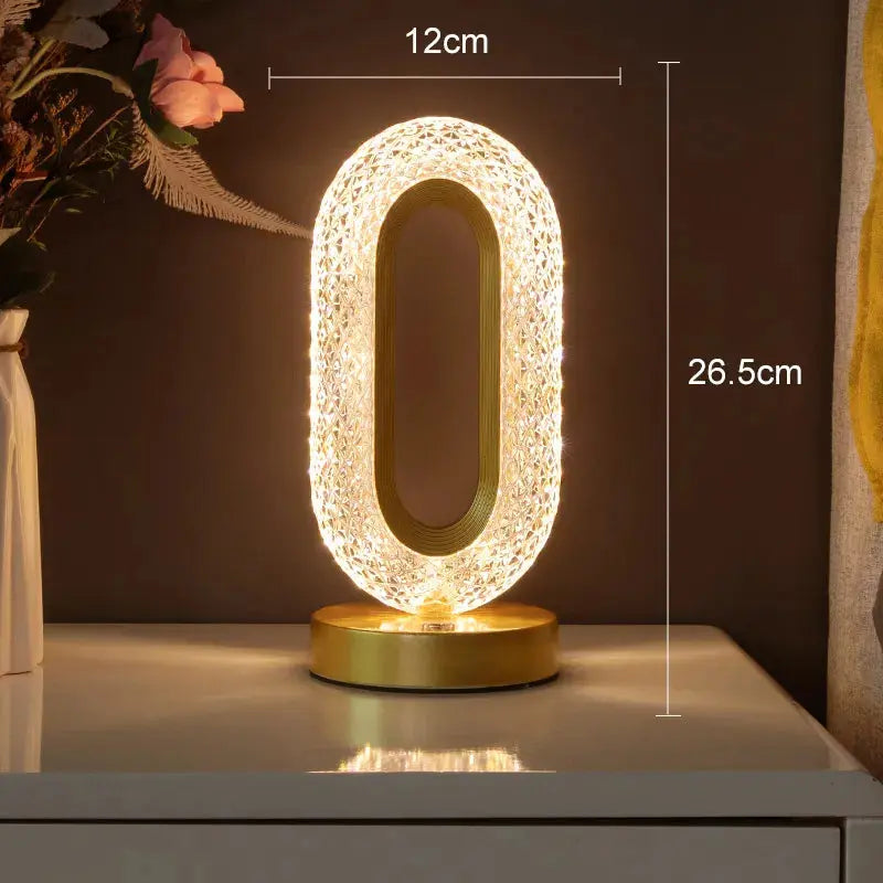 Lampe de chevet en Cristal - Lampe Chevet Design