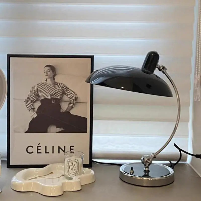 Nordic Bauhaus Adjustable Table Lamp Bedroom Study Lamps Light Luxury Desktop Eye Protection Learning Light Simple Bedside Lamp - Lampe Chevet Design